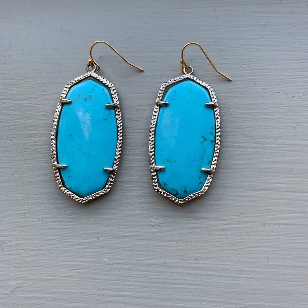 Kendra Scott turquoise earrings